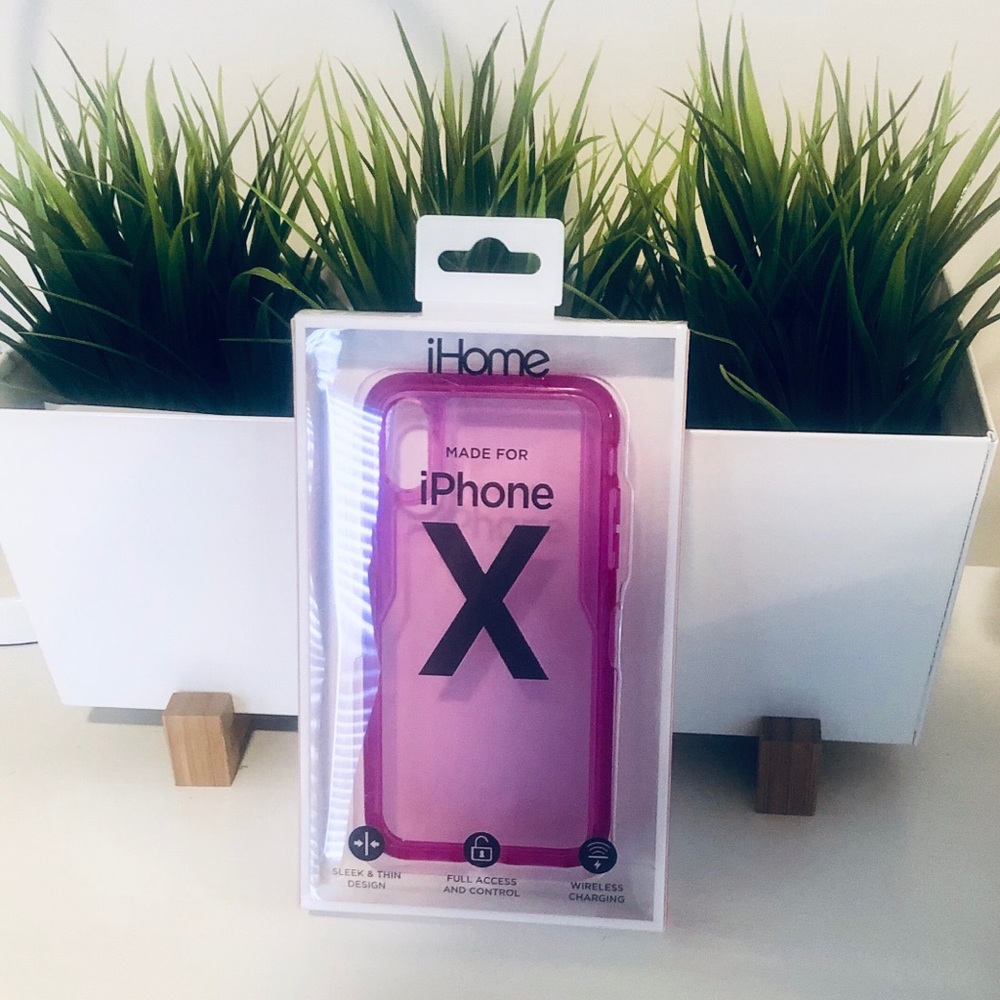NEW iHome Magenta iPhone X Impact Case